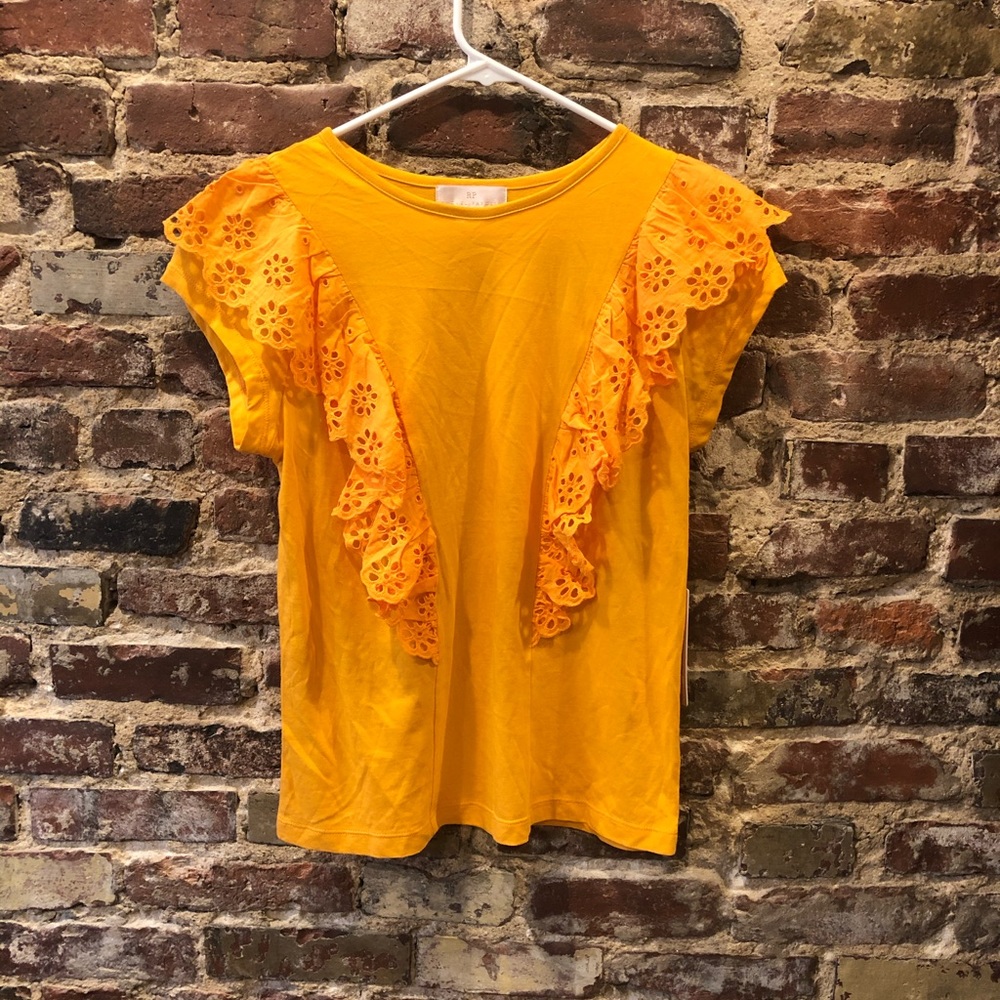 NWT Rachel Parcell Eyelet Tee - Picture 2 of 9